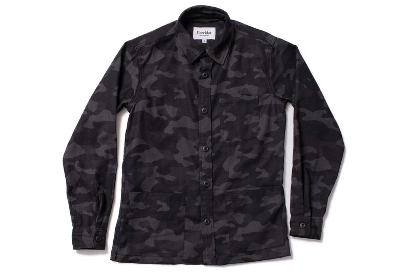 cp company camo overshirt