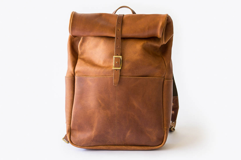 Whipping Post Has Your Back With This Leather Roll Top Backpack - The ...